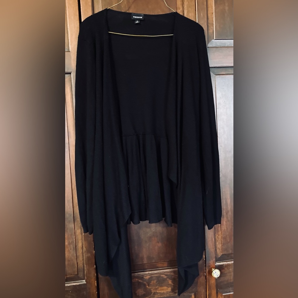 Torrid black cardigan